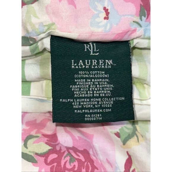 Vintage Ralph Lauren Water Floral Full/Queen Comforter - Picture 3 of 4